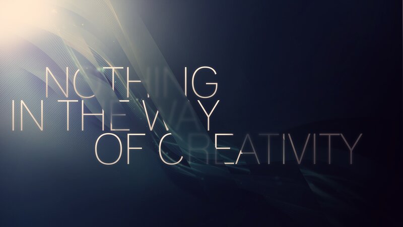 Text on Abstract Background — Blue, Dramatic, Digital Art