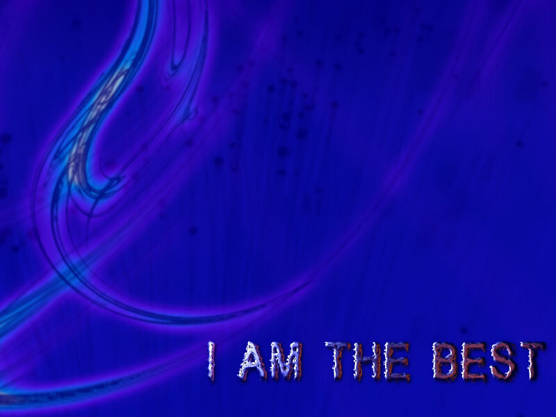 Text on Abstract Background — Blue, Dramatic