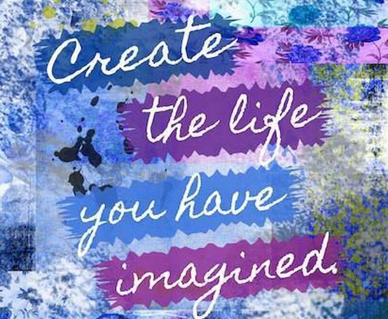 Text on Abstract Background — Blue, Inspirational