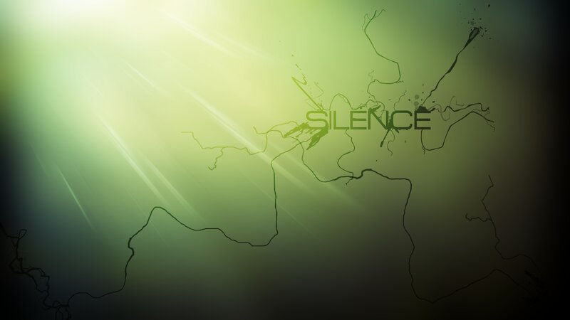 Text on Abstract Background — Green, Dramatic, Digital Art
