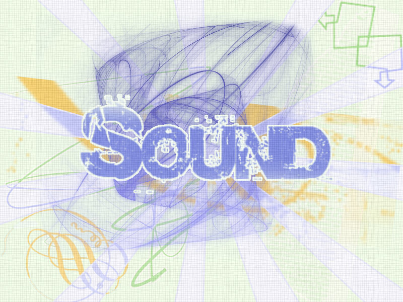 Text on Abstract Background