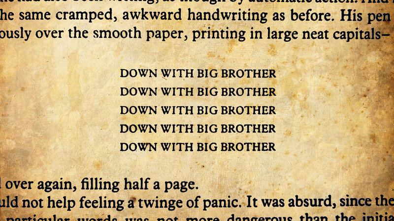 Text on Aged Paper — Brown, Dramatic, Illustration, Handwriting
