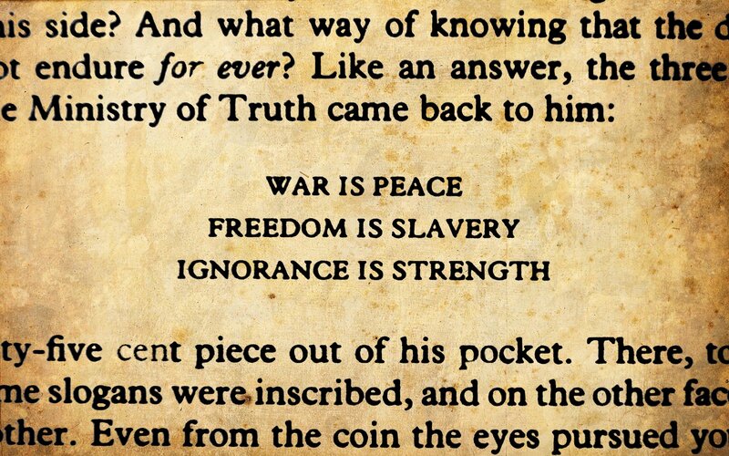 Text on Aged Paper — Brown, Dramatic, Illustration