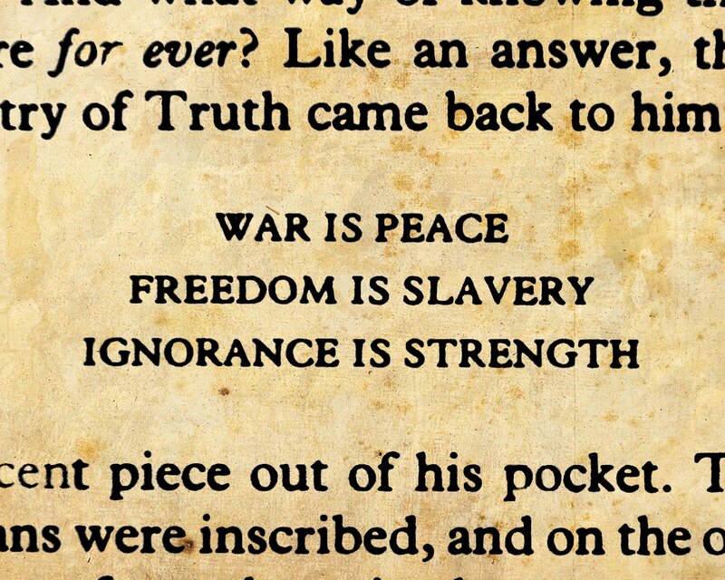 Text on Aged Paper — Brown, Dystopian