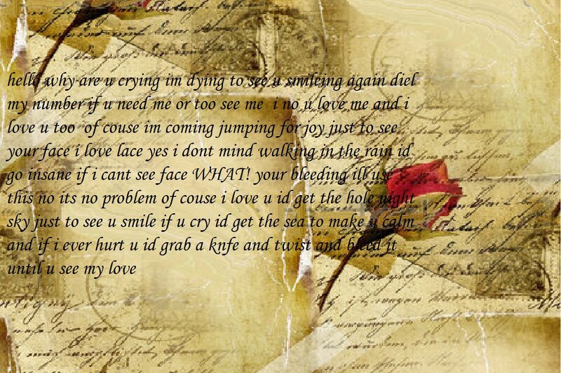 Text on Aged Paper — Brown