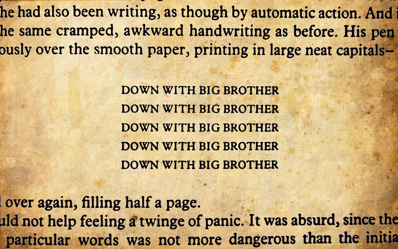 text on aged paper