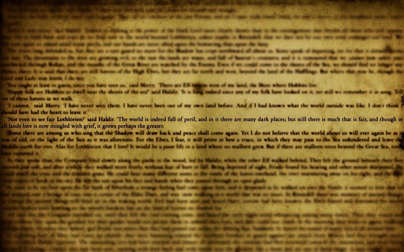 text on aged parchment