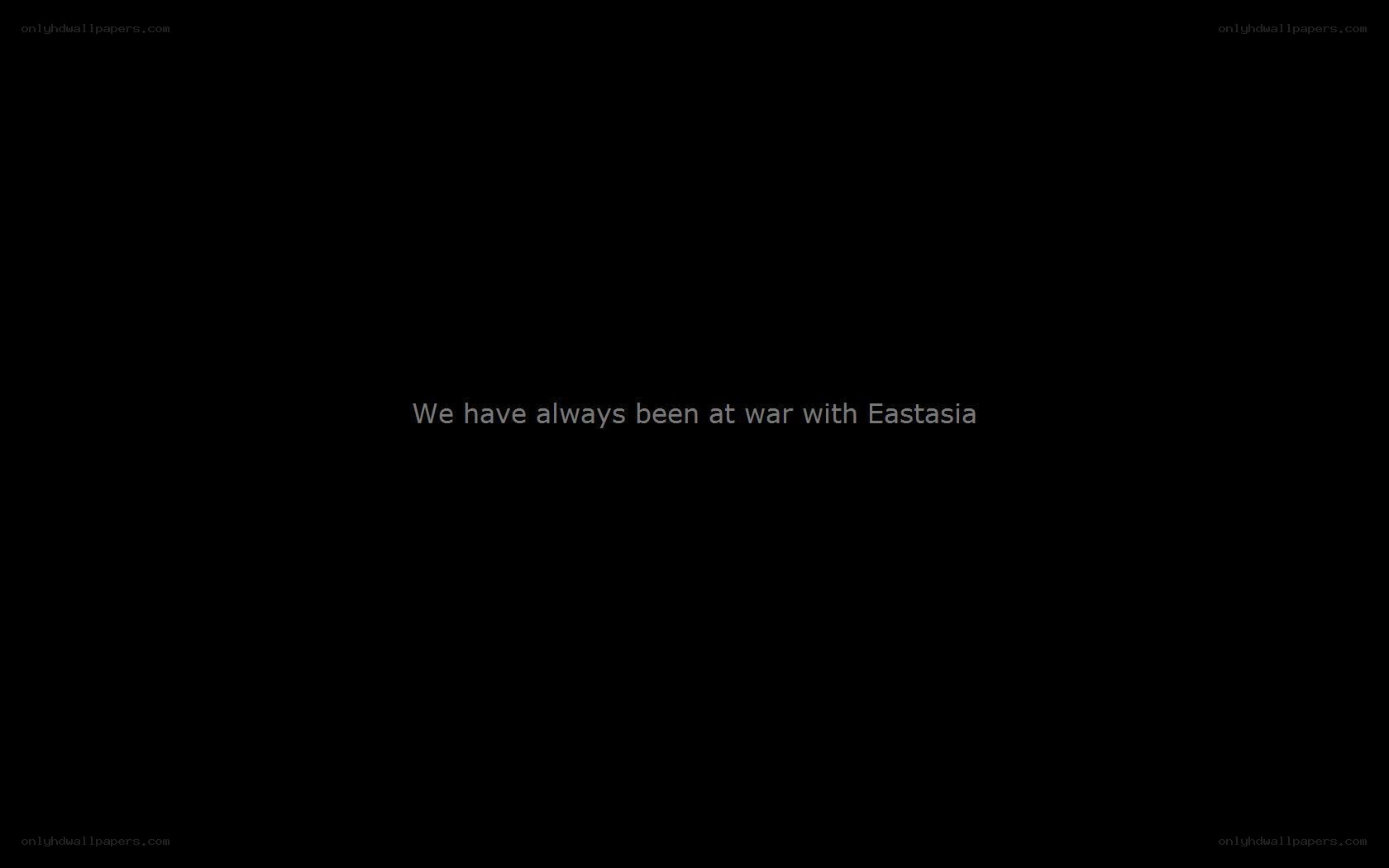 text on black background