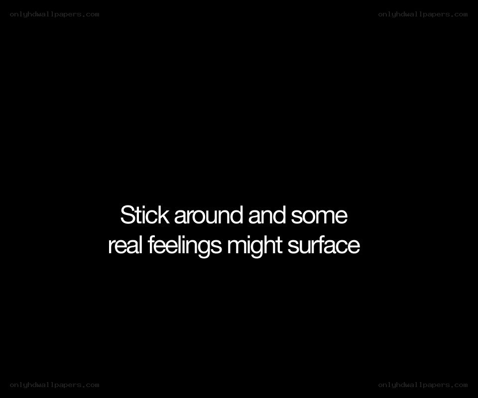 text on black background