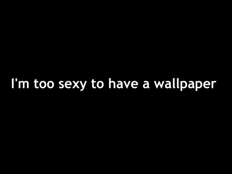 text on black background