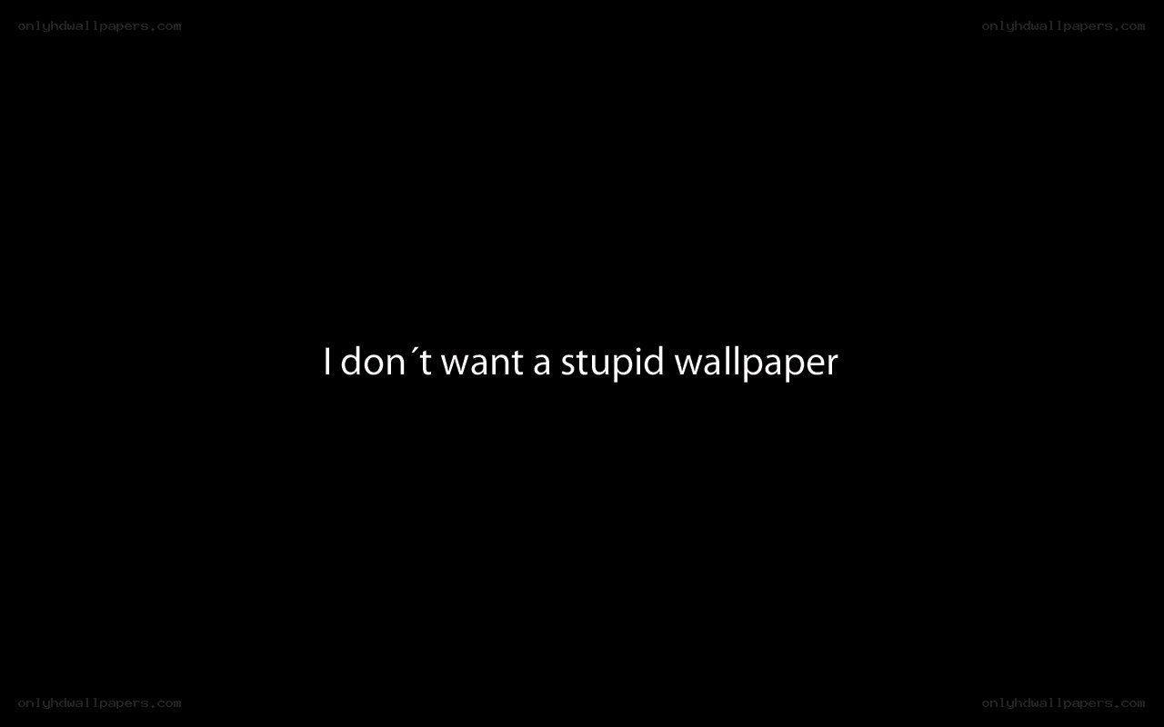 text on black background