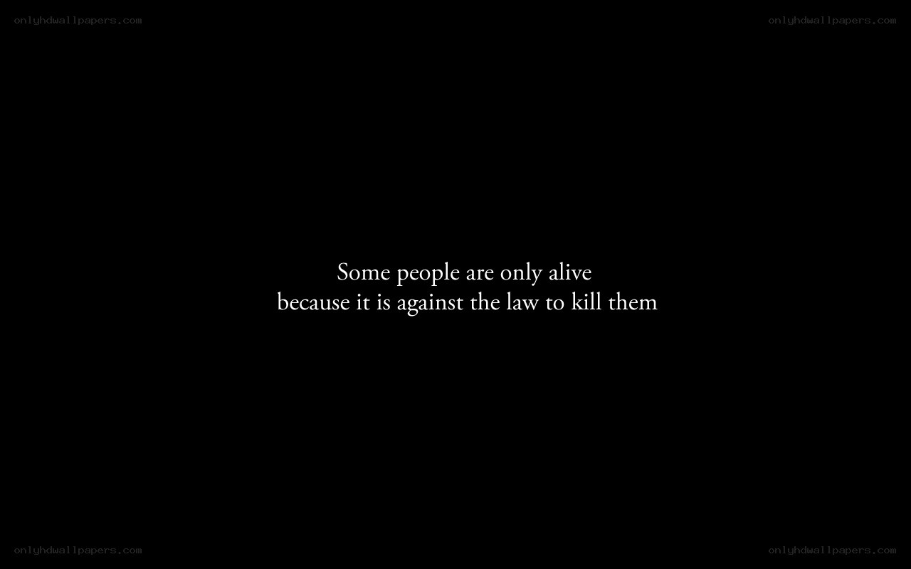 text on black background