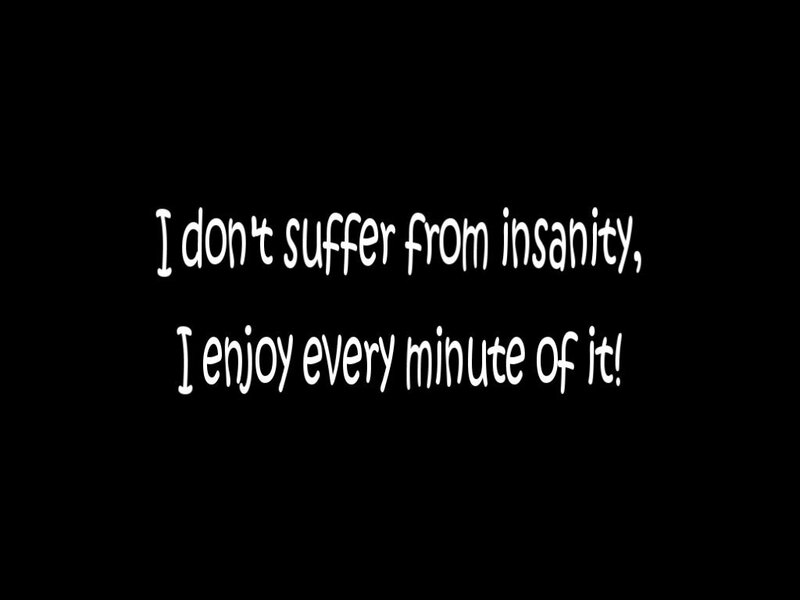 text on black background