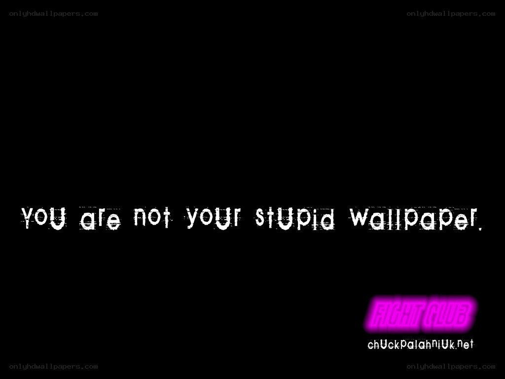 text on black background