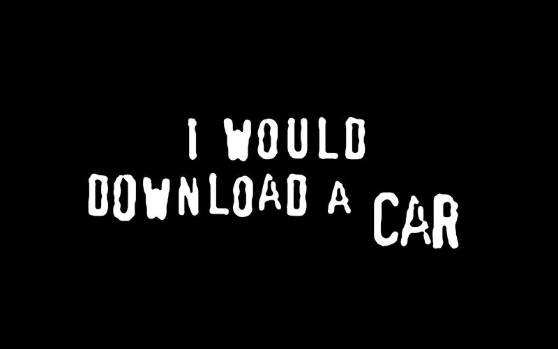 text on black background