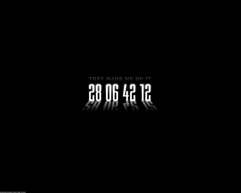 text on black background