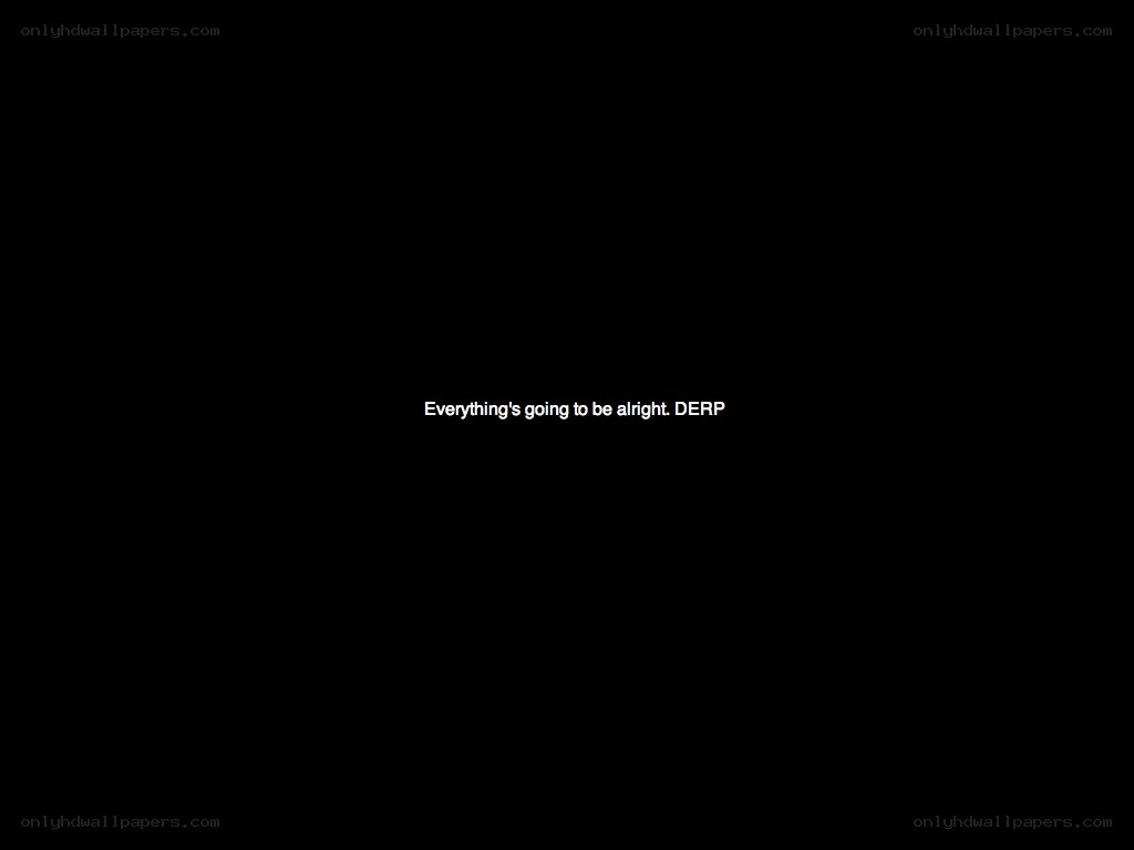 text on black background
