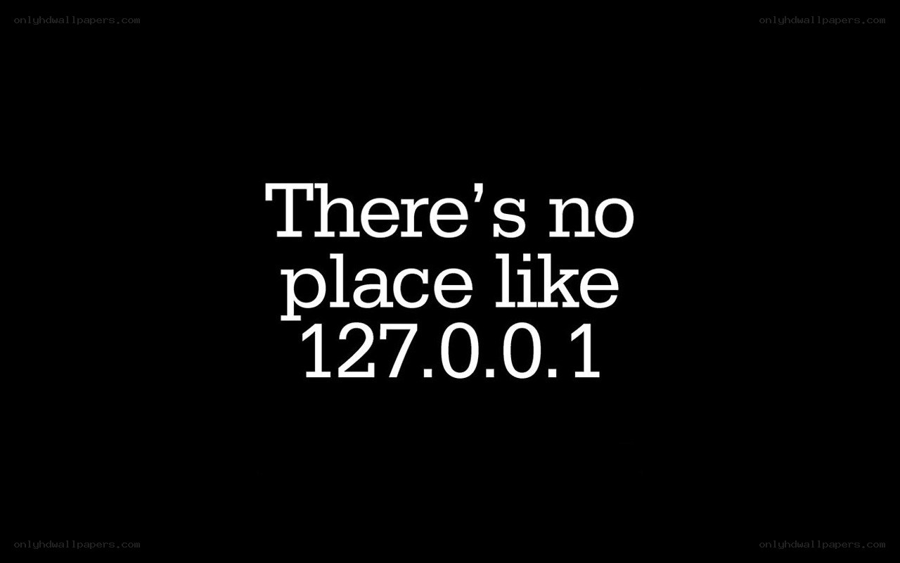 text on black background