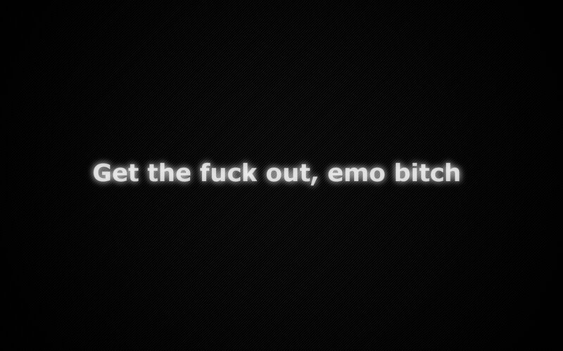 Text on Black Background — Aggressive, Minimalist