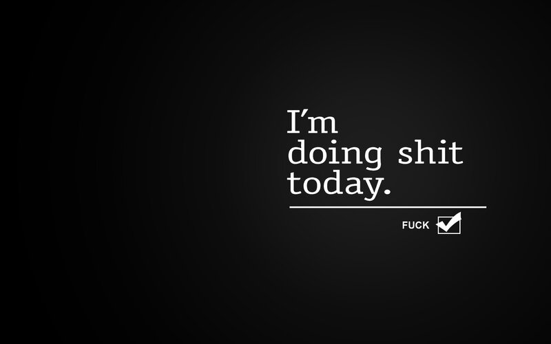Text on Black Background — Assertive, Minimalist, Check Mark
