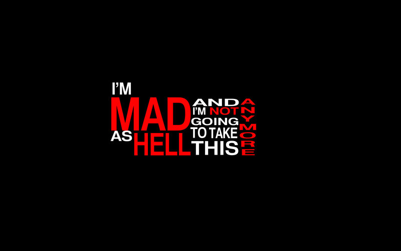 Text on Black Background — Assertive, Vector Art, Red