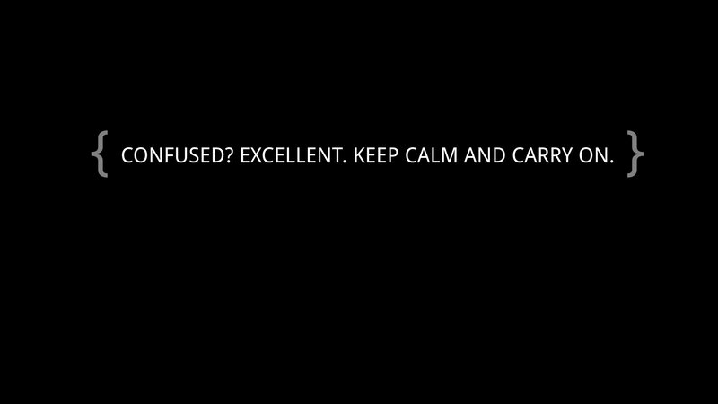 Text on Black Background — Calm, Minimalist, Braces