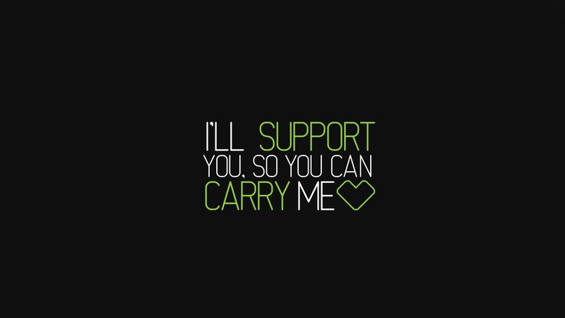 Text on Black Background — Calm, Minimalist, Heart Symbol