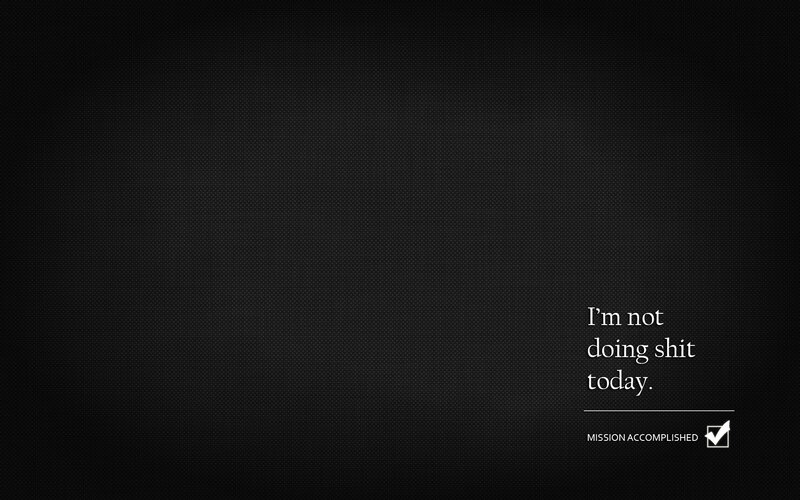 Text on Black Background — Check Mark