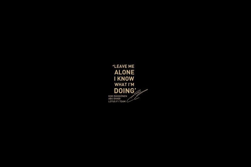Text on Black Background — Confident, Minimalist, Quote