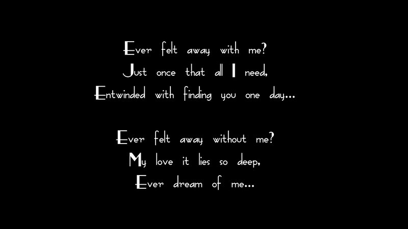 Text on Black Background — Contemplative