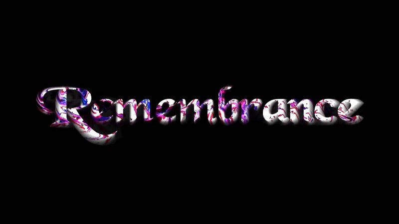 Text on Black Background — Dramatic, Digital Art, Black Background