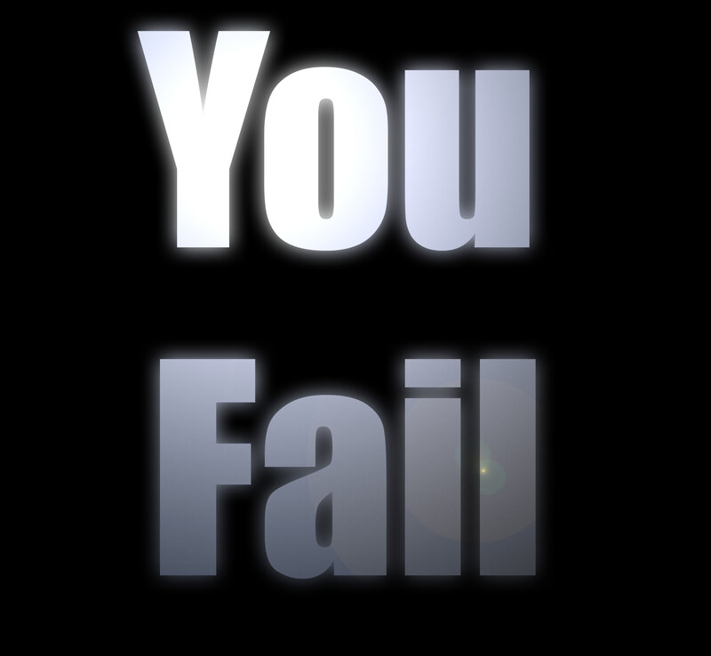 Text on Black Background — Dramatic, Digital Art