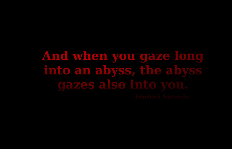Text on Black Background — Dramatic, Minimalist, Quote