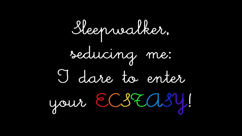 Text on Black Background — Dramatic, Minimalist, White Text