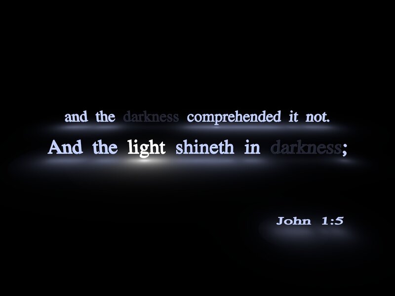 Text on Black Background — Dramatic, Night