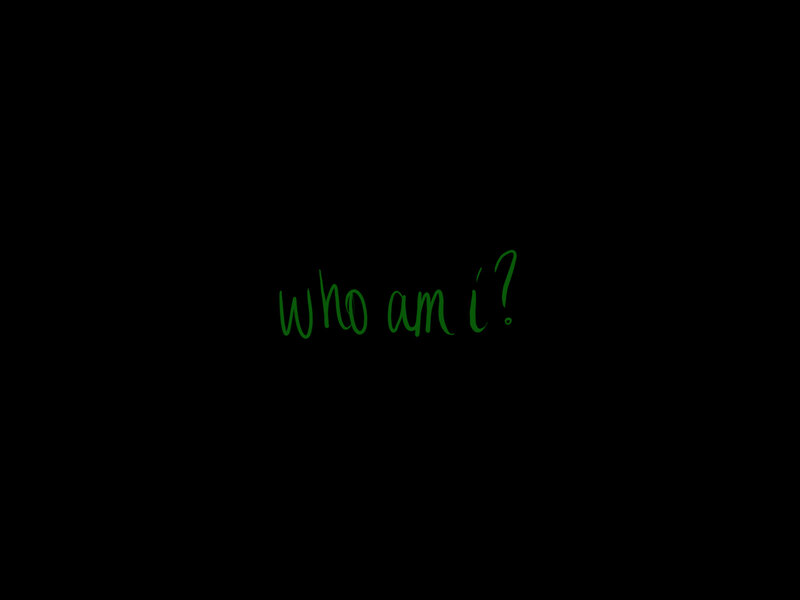 Text on Black Background — Green