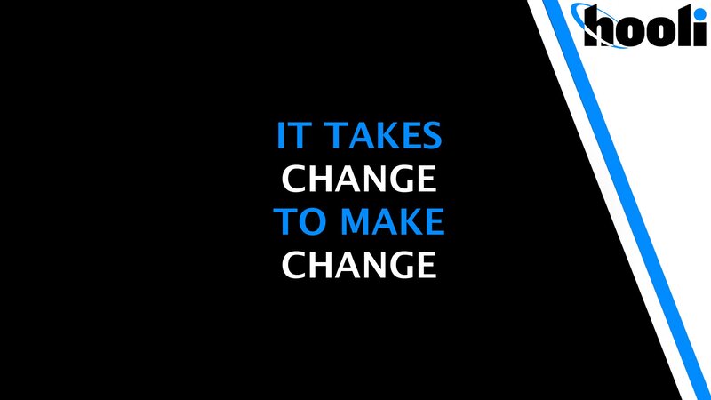 Text on Black Background — Inspirational, Minimalist, Blue Lines