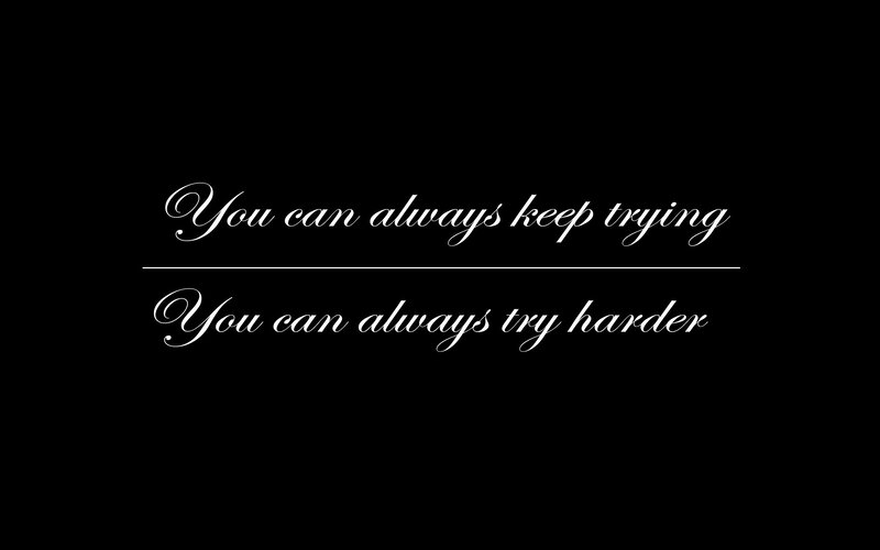 Text on Black Background — Inspirational, White