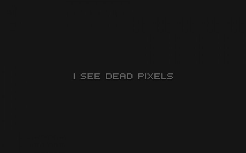 Text on Black Background — Minimalist, Pixel Art