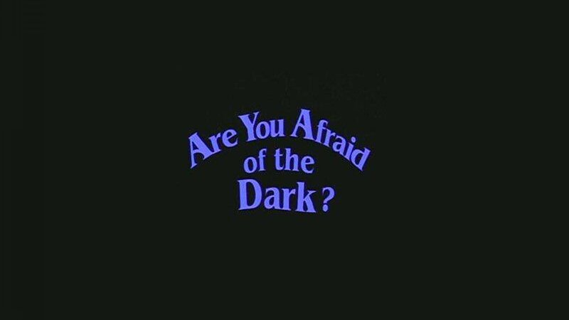 Text on Black Background — Mysterious, Minimalist