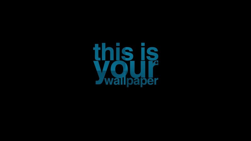 Text on Black Background — Neutral, Blue