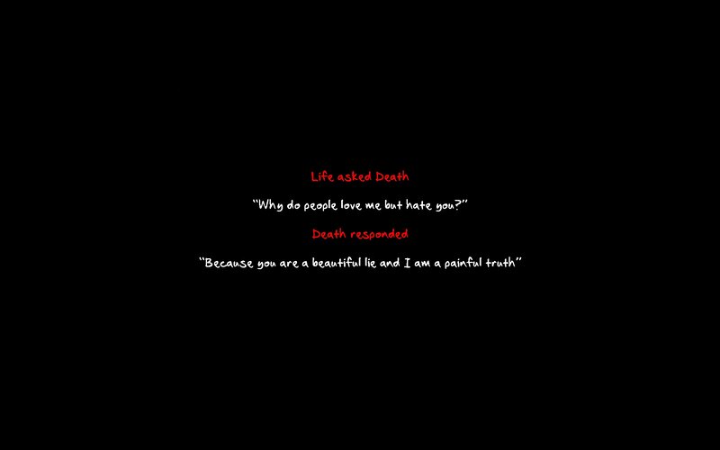 Text on Black Background — Philosophical