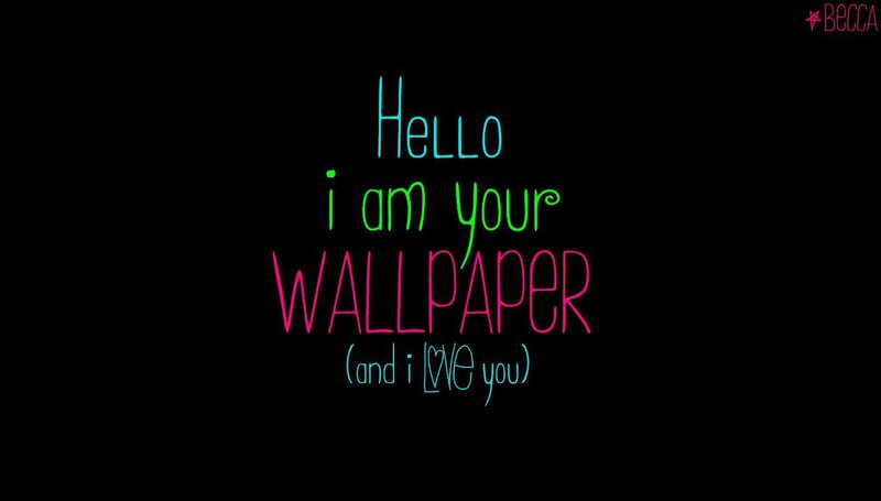 Text on Black Background — Playful, Digital Art, Cyan