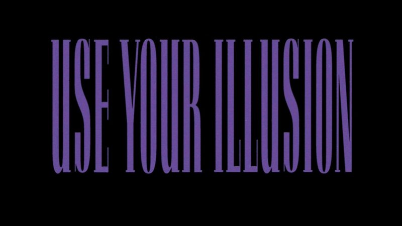 Text on Black Background — Purple, Dramatic