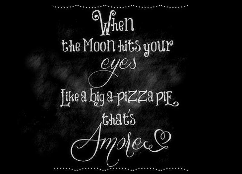 Text on Black Background — Romantic, Illustration