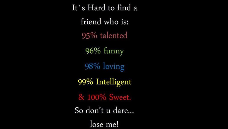 Text on Black Background — Sentimental