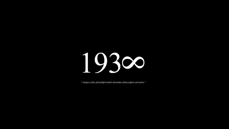 Text on Black Background — Serious, Minimalist, Numbers