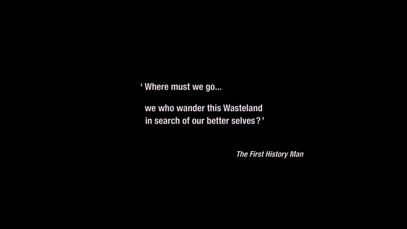Text on Black Background — Serious, Minimalist, Quote, Title