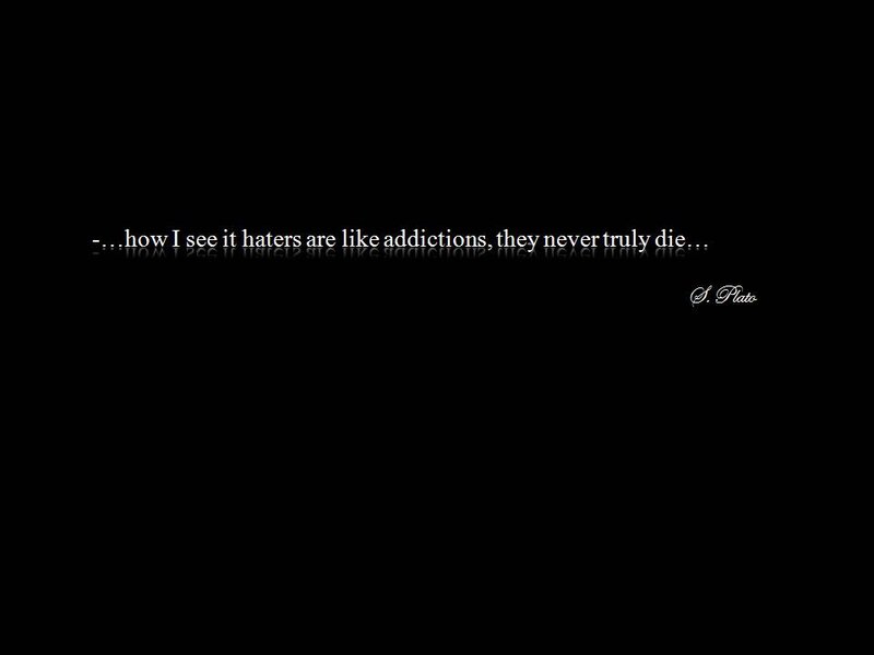 Text on Black Background — Serious, Minimalist, Signature
