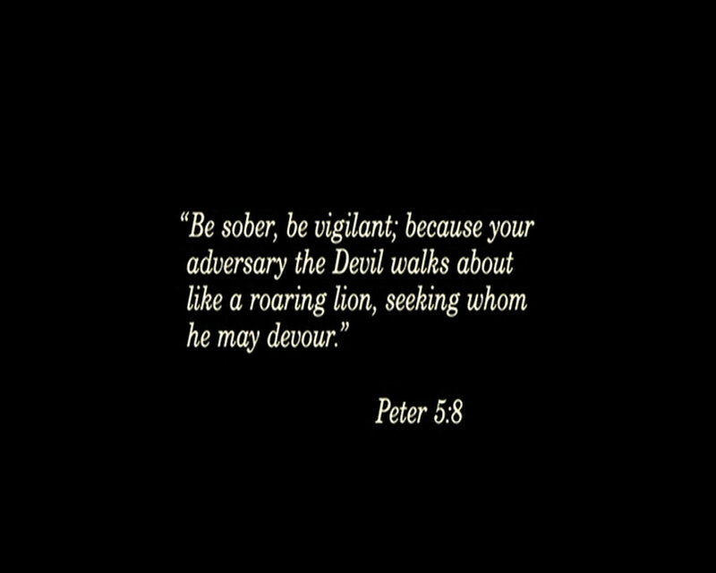 Text on Black Background — Serious, Minimalist